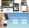 Telecamera con Batteria Solare Pannello separato 360 Esterno PTZ Wi-Fi Esterno Senza Fili Fai da te/Sicurezza e protezione/Sistemi di sicurezza domestica/Kit video per la sicurezza domestica/Videocamere di sorveglianza/Dom camera Zencoccostore - Formia, Commerciovirtuoso.it