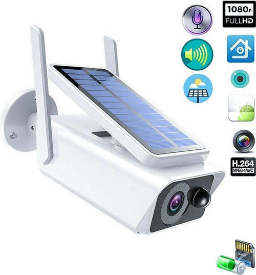 Telecamera Con Pannello Solare Wifi 2mpx Infrarossi Sd Sensore Movimento Abq-q1 Casa, arredamento e bricolage > Sicurezza e Antifurti > Sistemi di Videosorveglianza Trade Shop italia - Napoli, Commerciovirtuoso.it