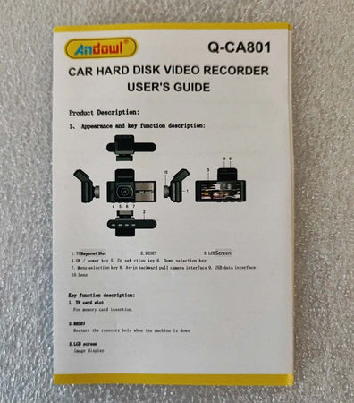 Telecamera Dash Cam Auto Hd Dvr Car Video Camera Hd Q-ca801 Doppia Lente Blackbox Elettronica/Elettronica per veicoli/Elettronica per auto/Sistemi video/Videocamera da cruscotto Trade Shop italia - Napoli, Commerciovirtuoso.it