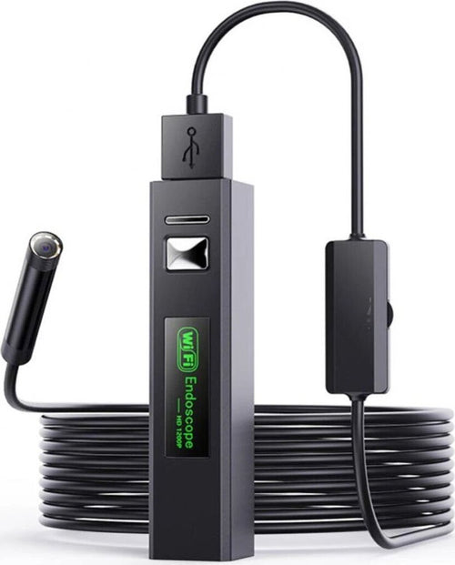 Telecamera di ispezione digitale con periscopio F150 WiFi Endoscope Camera USB cavo 10 metri - confezione non originale