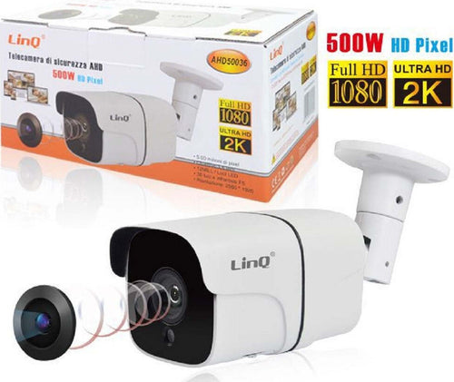 Telecamera Di Sicurezza Per Dvr Ahd Visione Notturna 3.6mm 500w 1080p Ahd50036 Fai da te/Sicurezza e protezione/Sistemi di sicurezza domestica/Kit video per la sicurezza domestica/Videocamere di sorveglianza/Dom camera Trade Shop italia - Napoli, Commerciovirtuoso.it