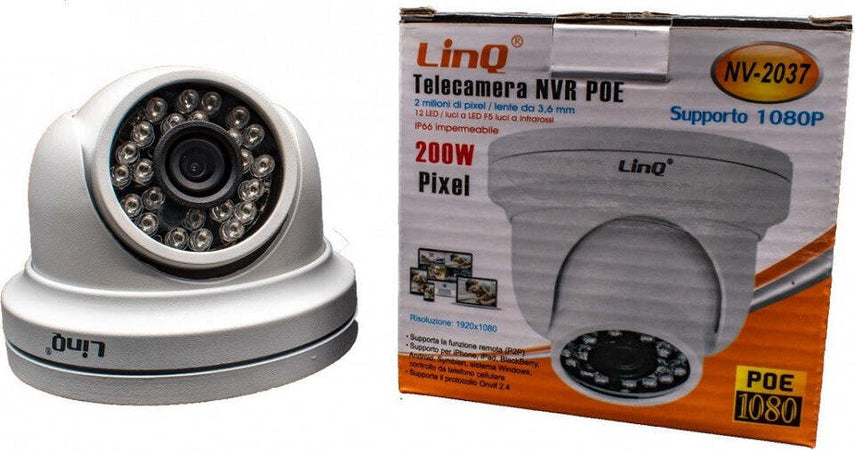 Telecamera Di Sicurezza Soffitto Poe 2mpx Ahd-2037 12led 24 Infrarossi 200w Ip66 Fai da te/Sicurezza e protezione/Sistemi di sicurezza domestica/Kit video per la sicurezza domestica/Videocamere di sorveglianza/Dom camera Trade Shop italia - Napoli, Commerciovirtuoso.it