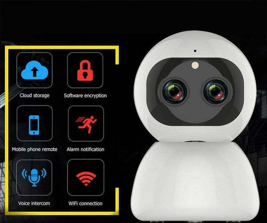 Telecamera Di Sorveglianza Intelligente Ip Wifi 2k Hd 8 Led A Infrarossi Q-s2099 Fai da te/Sicurezza e protezione/Sistemi di sicurezza domestica/Kit video per la sicurezza domestica/Videocamere di sorveglianza/Dom camera Trade Shop italia - Napoli, Commerciovirtuoso.it