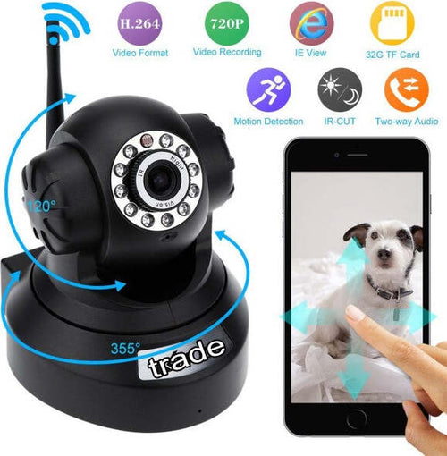 Telecamera Di Sorveglianza Ip Cam Hd 720p Wireless Led Ir Lan Motorizzata Wifi Elettronica/Home Cinema TV e video/Accessori/Antenne/Antenne TV Trade Shop italia - Napoli, Commerciovirtuoso.it