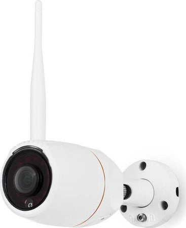 Telecamera di Sorveglianza per Esterni WiFi Visione Notturna App, IP66 Rilevatore di Movimento 720p