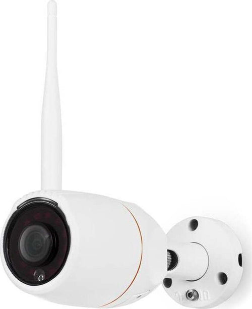 Telecamera di Sorveglianza per Esterni WiFi Visione Notturna App, IP66 Rilevatore di Movimento 720p