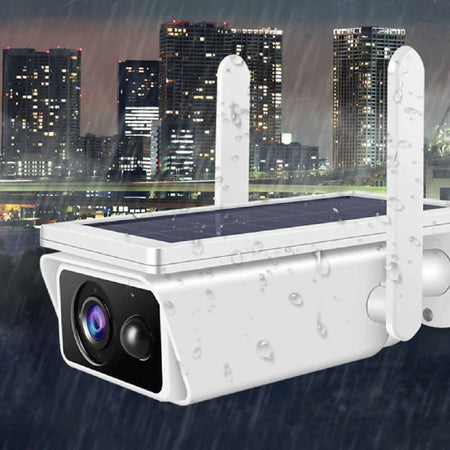 Telecamera di videosorveglanza solare ip camera wireless wifi pannello esterno 1080p sicurezza audio Fai da te/Sicurezza e protezione/Sistemi di sicurezza domestica/Kit video per la sicurezza domestica/Sistemi di trasmissione per videosorveglianza TradeKard - Acerra, Commerciovirtuoso.it
