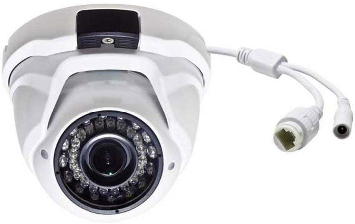 Telecamera dome 2mpx ip 1080p ip66 l.varifocal 2,8~12mm, icr, 36led, cmos 1/2,8" sony exmor imx222, onvif, osd, colore bianco