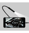 Telecamera Endoscopica 5 Mt Type-c Usb Mini Usb F Flessibile Impermeabile 6 Led