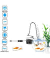 Telecamera Endoscopica 5 Mt Type-c Usb Mini Usb F Flessibile Impermeabile 6 Led