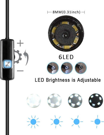 TELECAMERA ENDOSCOPICA PER ISPEZIONE WIFI PER SMARTPHONE 6 LED MT IP67 Auto e Moto/Attrezzi per veicoli/Attrezzi per diagnostica test e misurazione/Telecamere di ispezione Trade Shop italia - Napoli, Commerciovirtuoso.it