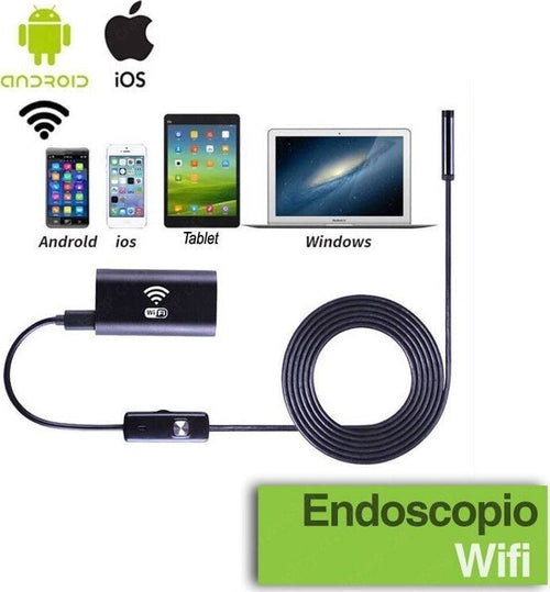 TELECAMERA-ENDOSCOPICA-WIFI-PER-ISPEZIONE-ENDOSCOPIO-IPHONE-ANDROID-3,5-METRI