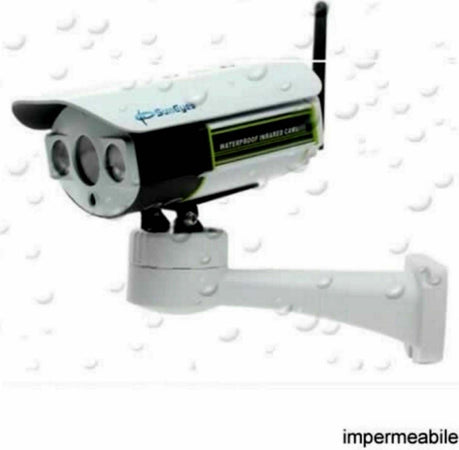 Telecamera Esterna IP Camera HD 1080p Wireless LED IR LAN Motorizzata WIFI Rete Elettronica/Informatica/Accessori/Accessori per audio e video/Webcam e periferiche VoIP Zencoccostore - Formia, Commerciovirtuoso.it