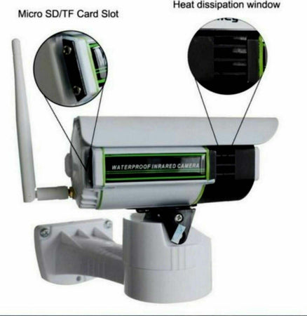 Telecamera Esterna IP Camera HD 1080p Wireless LED IR LAN Motorizzata WIFI Rete Elettronica/Informatica/Accessori/Accessori per audio e video/Webcam e periferiche VoIP Zencoccostore - Formia, Commerciovirtuoso.it