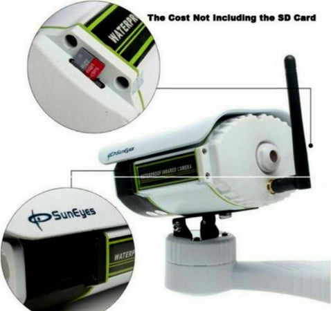 Telecamera Esterna IP Camera HD 1080p Wireless LED IR LAN Motorizzata WIFI Rete Elettronica/Informatica/Accessori/Accessori per audio e video/Webcam e periferiche VoIP Zencoccostore - Formia, Commerciovirtuoso.it