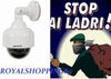 TELECAMERA-FINTA-DOME-DUMMY-SPEED-LED-IR-LAMPEGGIANTE-CAMERA-VIDEOSORVEGLIANZA