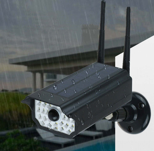 Telecamera Finta Pannello Solare Con Sensore Di Movimento 30 Led Faretto 17549-3 Fai da te/Sicurezza e protezione/Sistemi di sicurezza domestica/Kit video per la sicurezza domestica/Videocamere di sorveglianza/Bullet camera Trade Shop italia - Napoli, Commerciovirtuoso.it