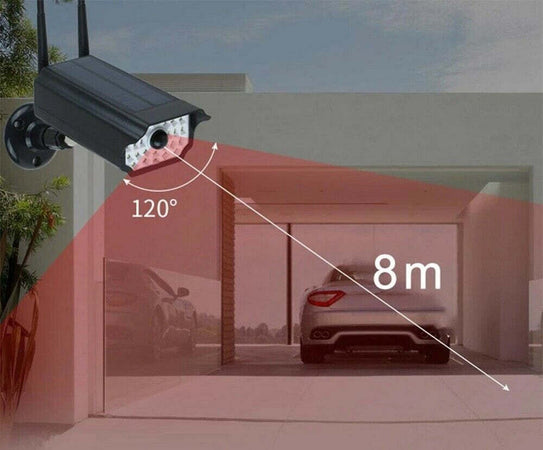 Telecamera Finta Pannello Solare Con Sensore Di Movimento 30 Led Faretto 17549-3 Fai da te/Sicurezza e protezione/Sistemi di sicurezza domestica/Kit video per la sicurezza domestica/Videocamere di sorveglianza/Bullet camera Trade Shop italia - Napoli, Commerciovirtuoso.it