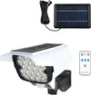 Telecamera-Finta-Pannello-Solare-Con-Sensore-Di-Movimento-66-Led-Faretto-Ta113