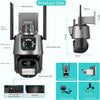 Telecamera IP 8MP 4K esterno WiFi PTZ 2 obiettivo doppio schermo 8X zoom CCTV Fai da te/Sicurezza e protezione/Sistemi di sicurezza domestica/Kit video per la sicurezza domestica/Videocamere di sorveglianza/Dom camera Zencoccostore - Formia, Commerciovirtuoso.it