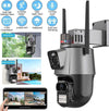 Telecamera IP 8MP 4K esterno WiFi PTZ 2 obiettivo doppio schermo 8X zoom CCTV Fai da te/Sicurezza e protezione/Sistemi di sicurezza domestica/Kit video per la sicurezza domestica/Videocamere di sorveglianza/Dom camera Zencoccostore - Formia, Commerciovirtuoso.it