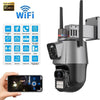 Telecamera IP 8MP 4K esterno WiFi PTZ 2 obiettivo doppio schermo 8X zoom CCTV Fai da te/Sicurezza e protezione/Sistemi di sicurezza domestica/Kit video per la sicurezza domestica/Videocamere di sorveglianza/Dom camera Zencoccostore - Formia, Commerciovirtuoso.it