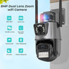 Telecamera IP 8MP 4K esterno WiFi PTZ 2 obiettivo doppio schermo 8X zoom CCTV Fai da te/Sicurezza e protezione/Sistemi di sicurezza domestica/Kit video per la sicurezza domestica/Videocamere di sorveglianza/Dom camera Zencoccostore - Formia, Commerciovirtuoso.it