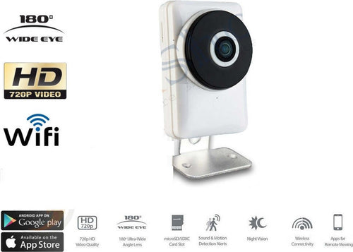 Telecamera Ip Cam 1 Mpx 720p Wireless Wifi Registra Micro Sd Wide Eye 180 Gradi  Trade Shop italia - Napoli, Commerciovirtuoso.it