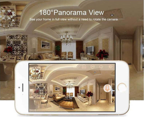 Telecamera Ip Cam 1 Mpx 720p Wireless Wifi Registra Micro Sd Wide Eye 180 Gradi  Trade Shop italia - Napoli, Commerciovirtuoso.it