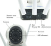 Telecamera-Ip-Cam-HD-Wireless-Motorizzata-Smart-Camera-Wi-Fi-SD-Tripla-Antenna