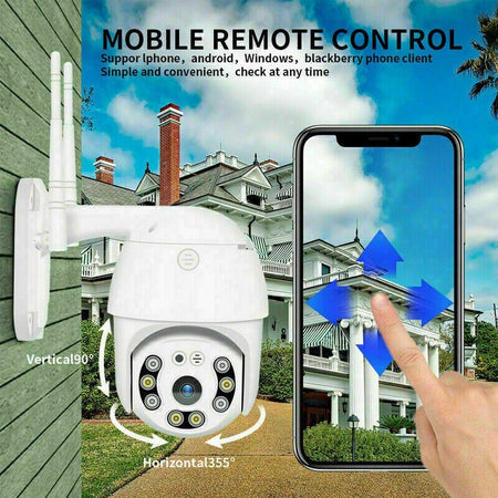 TELECAMERA IP CAM PTZ WIFI CAMERA DOME WIRELESS ESTERNO SPEED ZOOM 4MM Fai da te/Sicurezza e protezione/Sistemi di sicurezza domestica/Kit video per la sicurezza domestica/Videocamere di sorveglianza/Dom camera Zencoccostore - Formia, Commerciovirtuoso.it
