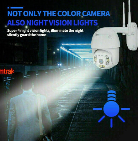 TELECAMERA IP CAM PTZ WIFI CAMERA DOME WIRELESS ESTERNO SPEED ZOOM 4MM Fai da te/Sicurezza e protezione/Sistemi di sicurezza domestica/Kit video per la sicurezza domestica/Videocamere di sorveglianza/Dom camera Zencoccostore - Formia, Commerciovirtuoso.it