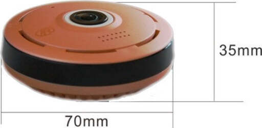 TELECAMERA IP CAMERA HD 960P WIRELESS LED IR LAN 360° fisheye WIFI TF CARD  Trade Shop italia - Napoli, Commerciovirtuoso.it