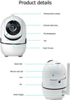 Telecamera Ip Con Rilevamento Movimento Q-sx910 1080p Wireless Cloud Nanny Cam Fai da te/Sicurezza e protezione/Sistemi di sicurezza domestica/Kit video per la sicurezza domestica/Videocamere di sorveglianza/Dom camera Trade Shop italia - Napoli, Commerciovirtuoso.it