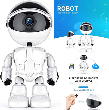 Telecamera Ip Sorveglianza Robot Q-s39 5.0 Mp Robot Smart Camera 1080p Sicurezza Fai da te/Sicurezza e protezione/Sistemi di sicurezza domestica/Kit video per la sicurezza domestica/Videocamere di sorveglianza/Dom camera Trade Shop italia - Napoli, Commerciovirtuoso.it
