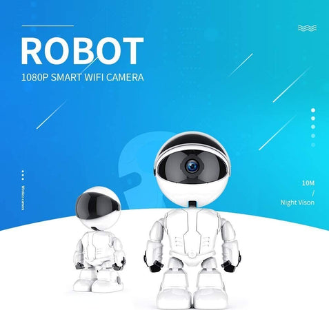 Telecamera Ip Sorveglianza Robot Q-s39 5.0 Mp Robot Smart Camera 1080p Sicurezza Fai da te/Sicurezza e protezione/Sistemi di sicurezza domestica/Kit video per la sicurezza domestica/Videocamere di sorveglianza/Dom camera Trade Shop italia - Napoli, Commerciovirtuoso.it