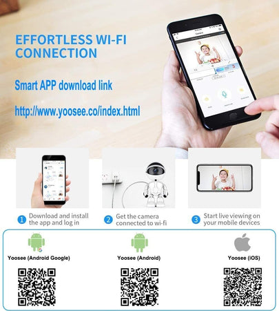 Telecamera Ip Sorveglianza Robot Q-s39 5.0 Mp Robot Smart Camera 1080p Sicurezza Fai da te/Sicurezza e protezione/Sistemi di sicurezza domestica/Kit video per la sicurezza domestica/Videocamere di sorveglianza/Dom camera Trade Shop italia - Napoli, Commerciovirtuoso.it