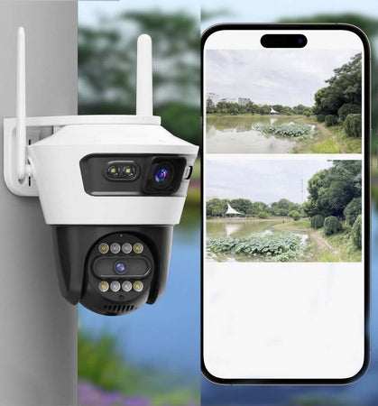 Telecamera-IP-WiFi-10W-SMART-con-doppio-obiettivo-3.6mm-INFRAROSSI-IP66---JORTAN-4
