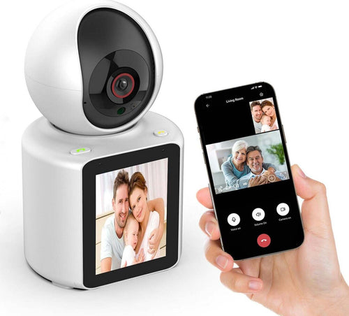 Telecamera-IP-WIFI-con-Videochiamata-visione-IR-HD-TF-AUDIO-DISPLAY-LCD-2.8''---c31