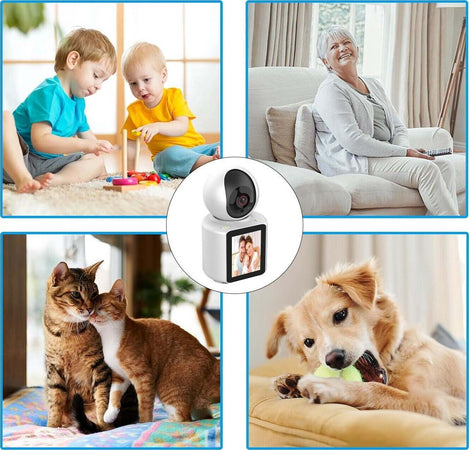 Telecamera-IP-WIFI-con-Videochiamata-visione-IR-HD-TF-AUDIO-DISPLAY-LCD-2.8''---c31