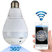 Telecamera-Ip-Wifi-Lampadina-Led-Occhio-Camera-Nascosta-Spia-E27-180°-Panoramica