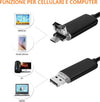TELECAMERA-MINI-ENDOSCOPICA-LED-CAMERA-ISPEZIONE-FLESSIBILE-10M-INGRESSO-MICROUSB