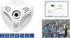 TELECAMERA PANORAMICA FISH EYE 360° GRADI DIGITALE AHD LED GRANDANGOLO SOFFITTO  Trade Shop italia - Napoli, Commerciovirtuoso.it