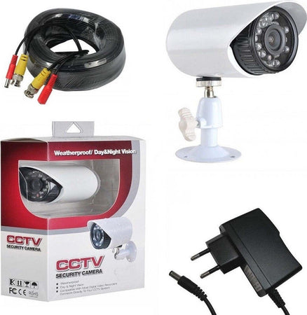 Telecamera Per Kit Videosorveglianza Waterproof 24 Led 3,6mm Infrarossi Cavo 18m Casa, arredamento e bricolage > Sicurezza e Antifurti > Sistemi di Videosorveglianza Trade Shop italia - Napoli, Commerciovirtuoso.it