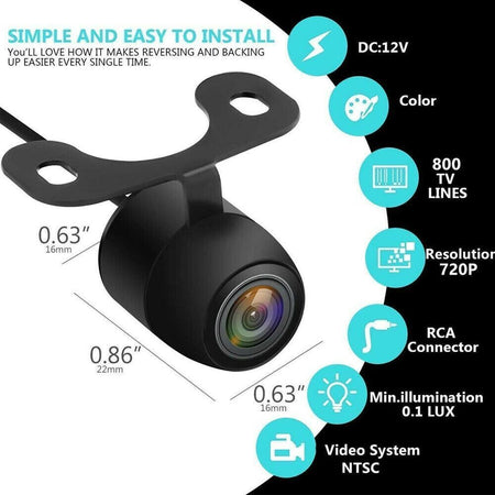 Telecamera Per Retromarcia Auto 600cm 1080p Hd Visione Notturna Infrarossi Q-dc3 Elettronica/Elettronica per veicoli/Elettronica per auto/Telecamera posteriore Trade Shop italia - Napoli, Commerciovirtuoso.it