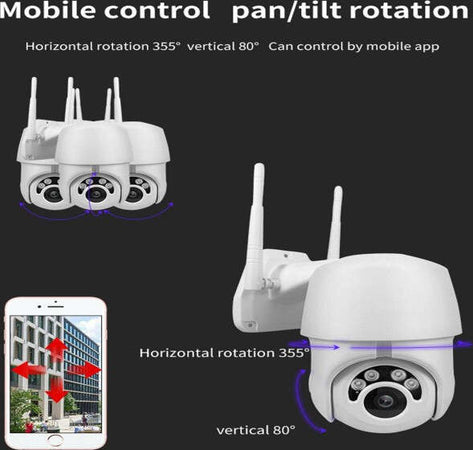 Telecamera Ptz 1080p Full Hd Esterna Ip Camera Motorizzata Ir Wifi Webcam Fai da te/Sicurezza e protezione/Sistemi di sicurezza domestica/Kit video per la sicurezza domestica/Videocamere di sorveglianza/Dom camera Trade Shop italia - Napoli, Commerciovirtuoso.it