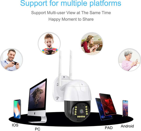 Telecamera Ptz Panoramica Smart Ip 1080p Q-s902 Wifi 2k Hd Sorveglianza Sicurezza Fai da te/Sicurezza e protezione/Sistemi di sicurezza domestica/Kit video per la sicurezza domestica/Videocamere di sorveglianza/Dom camera Trade Shop italia - Napoli, Commerciovirtuoso.it