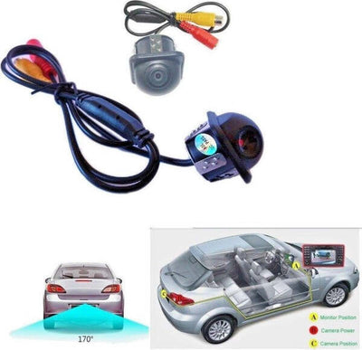 Telecamera-Retromarcia-Auto-Retrocamera-Camper-Impermeabile-170°-480-Tvl-Ip68