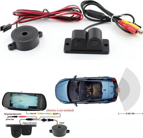 TELECAMERA RETROMARCIA CON SENSORE DI PARCHEGGIO 2 IN 1 ANGOLO 170° NOTTURNA Elettronica/Elettronica per veicoli/Elettronica per auto/Telecamera posteriore Trade Shop italia - Napoli, Commerciovirtuoso.it
