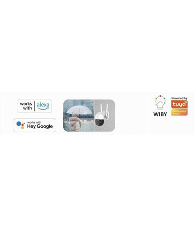 Telecamera Smart Wifi Wireless Sorveglianza Motorizzata Ptz Esterno Tv-9825f-2mp